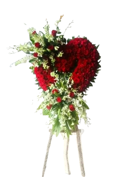 Purity and Spiritual Condolences Flower Stand