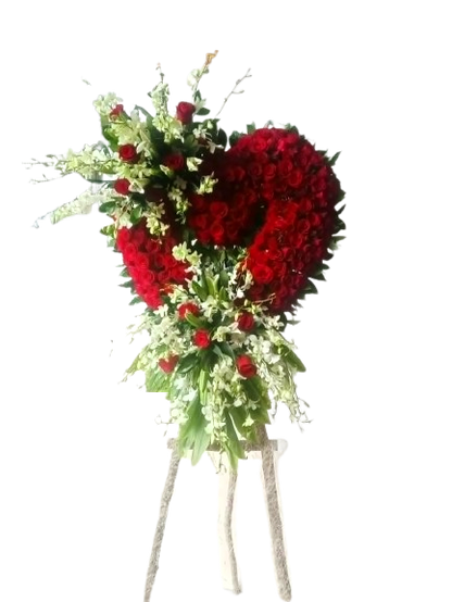 Purity and Spiritual Condolences Flower Stand