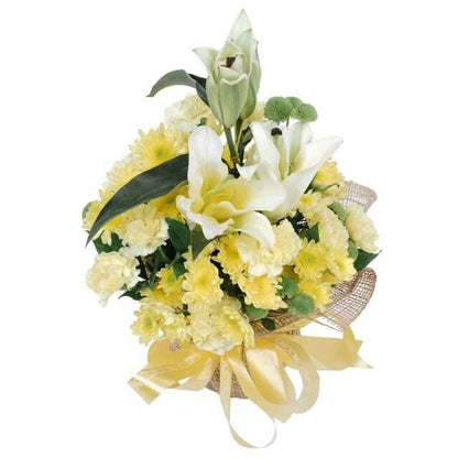 Yellow Flower Basket - Floristella