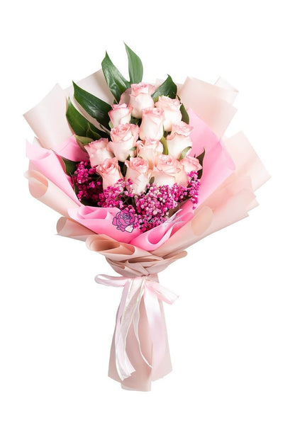 Pink Puff - Valentines Bouquet - Floristella