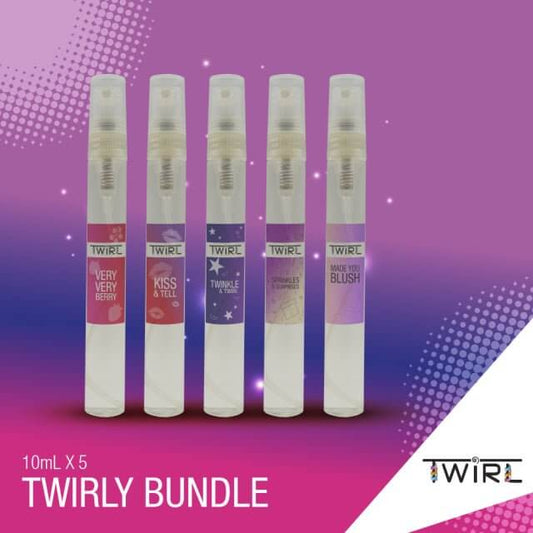 Twirl Perfume 10ml Set Of 5 - Assorted Scents - Floristella