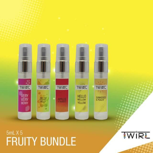 Twirl Perfume 5ml Set Of 5 - Assorted Scents - Floristella